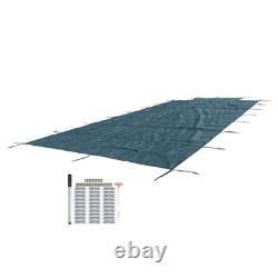 Inground Pool Cover Safety Fits Rectangle Swimming Pool Mesh Solid Pool