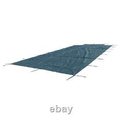 Inground Pool Cover Safety Fits Rectangle Swimming Pool Mesh Solid Pool