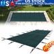 Inground Pool Cover Safety Fits Rectangle Swimming Pool Mesh Solid Pool Cover