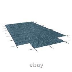 Inground Pool Safety Cover Fits 18X36Ft With 4X8Ft Center Step Rectangular Pools