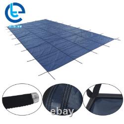 Inground Pool Safety Cover For 18' x 36' Rectangle Blue For Children/Pets Care