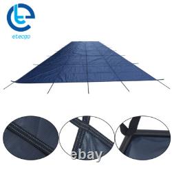 Inground Pool Safety Cover For 18' x 36' Rectangle Blue For Children/Pets Care
