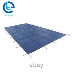 Inground Pool Safety Cover For 18' x 36' Rectangle Blue For Children/Pets Care