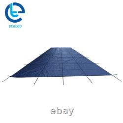 Inground Pool Safety Cover For 18' x 36' Rectangle Blue For Children/Pets Care