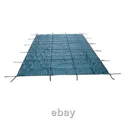 Inground Pool Safety Cover In-Ground Winter Cover For 16' × 30' Rectangle Green