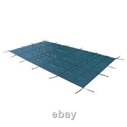 Inground Pool Safety Cover In-Ground Winter Cover For 16' × 30' Rectangle Green