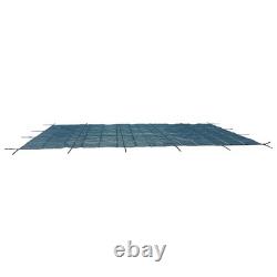 Inground Pool Safety Cover In-Ground Winter Cover For 16' × 30' Rectangle Green