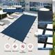 Inground Pool Safety Cover Winter Pool Cover 30 X 50ft With Hardware, Blue Mesh