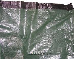 Inground Solid Winter Swimming Pool Cover 20'x40' Rectangular with Bound Edges