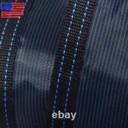 Inground Swimming Pool 18' × 34' Rectangle Safety Pool Covers Blue Mesh