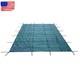 Inground Swimming Pool 18×34ft Rectangle Safety Pool Cover Green Mesh For 16×32