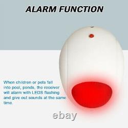 Inground Swimming Pool Alarm Wireless Remote System For Child Pets Safety Sensor