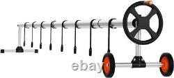 Inground Swimming Pool Co. Aluminum Solar Cover Reel 18 ft Pool Cover Reel