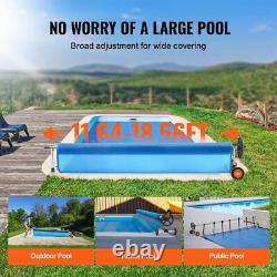 Inground Swimming Pool Co. Aluminum Solar Cover Reel 18 ft Pool Cover Reel