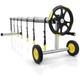 Inground Swimming Pool Cover Reel Easy Maneuverability//