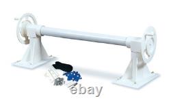 Inground Swimming Pool Economy Solar Cover Reel System (Choose Width)