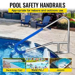 Inground Swimming Pool Handrail Stainless Steel Pool Stair Grab Ladder Hand Rail