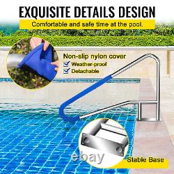 Inground Swimming Pool Handrail Stainless Steel Pool Stair Grab Ladder Hand Rail