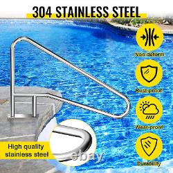 Inground Swimming Pool Handrail Stainless Steel Pool Stair Grab Ladder Hand Rail