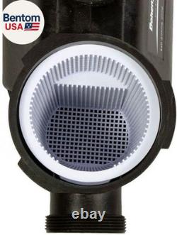 Inground Swimming Pool Pro Pump 1.5 HP, 115V/230V, 97 GPM Self-Priming, Heav