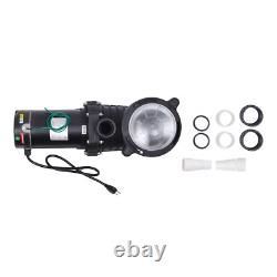 Inground Swimming Pool Pump Motor 110-120v Filter Pump 1.5hp 6000gph With Strainer