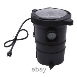 Inground Swimming Pool Pump Motor 110-120v Filter Pump 1.5hp 6000gph With Strainer