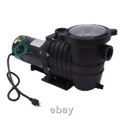 Inground Swimming Pool Pump Motor 110-120v Filter Pump 1.5hp 6000gph With Strainer