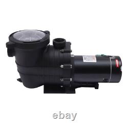Inground Swimming Pool Pump Motor 110-120v Filter Pump 1.5hp 6000gph With Strainer