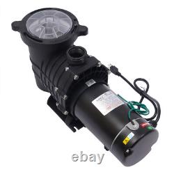 Inground Swimming Pool Pump Motor 110-120v Filter Pump 1.5hp 6000gph With Strainer