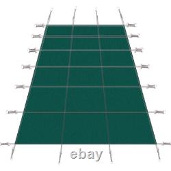 Inground Swimming Pool Safety Cover 16' x 32' Rectangle Hardware Included