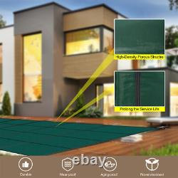 Inground Swimming Pool Safety Cover 16' x 32' Rectangle Hardware Included