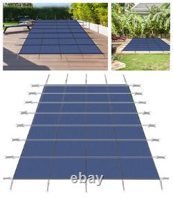 Inground Swimming Pool Safety Cover 18' x 36' Rectangle withHardware High Strength