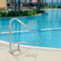Inground Swimming Pool Stair Hand Rail Rustproof 304 Stainless Steel Handrail