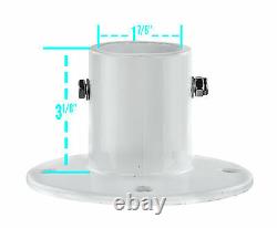 Inter-Fab City 2 In-Ground Swimming Pool Aluminum Deck Flanges For Slide-4 Pack