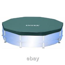Intex 10'x30 Round Above Ground Swimming Pool & 10' Round Swimming Pool Cover