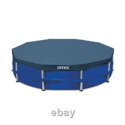 Intex 10'x30 Round Above Ground Swimming Pool & 10' Round Swimming Pool Cover