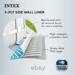 Intex 14ftx42in Prism Frame Above Ground Swimming Pool Set withFilter (For Parts)