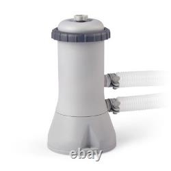 Intex 15'x42 Round Inflatable Outdoor Above Ground Swimming Pool Set(Open Box)