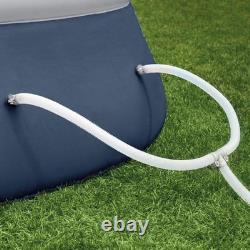 Intex 15'x42 Round Inflatable Outdoor Above Ground Swimming Pool Set(Open Box)