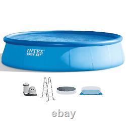 Intex 18' x 48 Inflatable Above Ground Pool Set with Filter Cartridges (6 Pack)