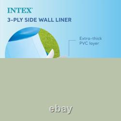 Intex 18' x 48 Inflatable Round Above Ground Swimming Pool Set (Open Box)