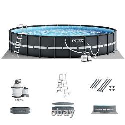 Intex 18' x 52 Ultra XTRA Frame Above Ground Swimming Pool Set, Pump (Open Box)