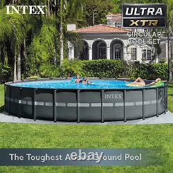 Intex 18' x 52 Ultra XTRA Frame Above Ground Swimming Pool Set, Pump (Open Box)