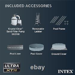 Intex 18' x 52 Ultra XTRA Frame Above Ground Swimming Pool Set, Pump (Open Box)