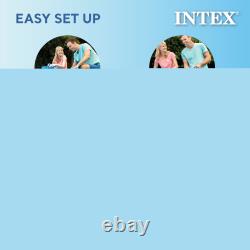 Intex 26175EH 18' x 48 Inflatable Round Outdoor Above Ground Swimming Pool Set