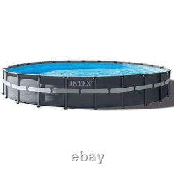 Intex 26333EH Ultra XTR Frame Deluxe Round Above Ground Pool 20 ft fully equips