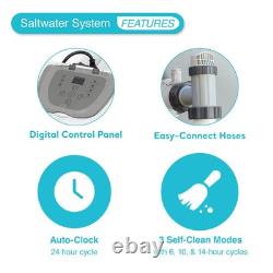 Intex 26667EG Krystal Clear Saltwater System 7000Gal Above Ground Swimming Pool