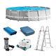 Intex 26723eh 15ft X 42in Prism Frame Above Ground Swimming Pool Set With Filter