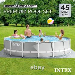 Intex 26723EH Prism Frame Premium Above Ground Swimming Pool Set 15ft x 42in