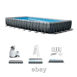 Intex 32' x 16' x 52 Rectangular Ultra XTR Frame Above Ground Swimming Pool Set